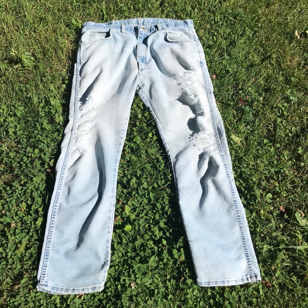 Vintage Ripped Mom Jeans